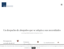Tablet Screenshot of efsabogados.com